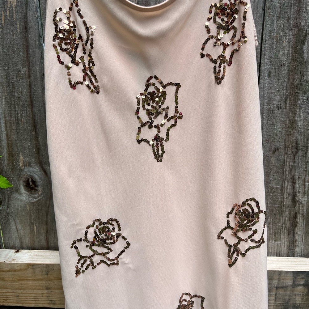 Moda International Pink Floral Mini Dress - Picture 4 of 5